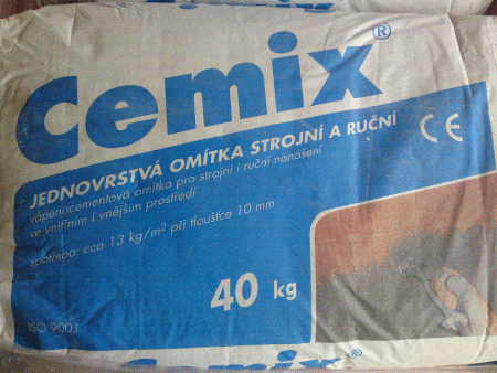 Jednovrstvá omietka strojná i ručná